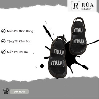 Dép quai ngang xăng-đen 2 quai mặt chữ mu đính đá 3 màu,dép nữ quai ngang đính đá chữ mu siêu xinh đế chống trơn trượt
