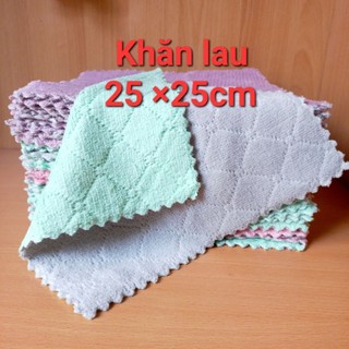 Khăn lau đa năng kích thước 25×25 cm