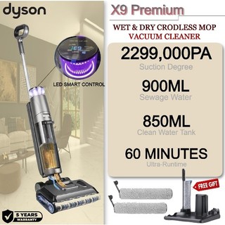 Máy hút bụi khô & ướt x8 pro / x9 premium | cây lau nhà thông minh diệt khuẩn 99.9% hàng sẵn có máy hút bụi lau nhà cầm
