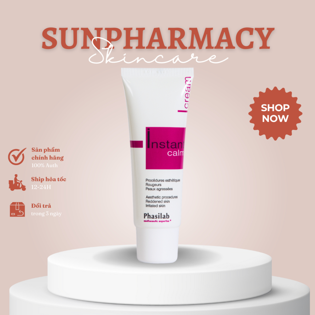 [Hàng công ty - Mẫu mới] Phasilab Instant Calm Cream Kem dưỡng ẩm , dịu da kích ứng  40ml