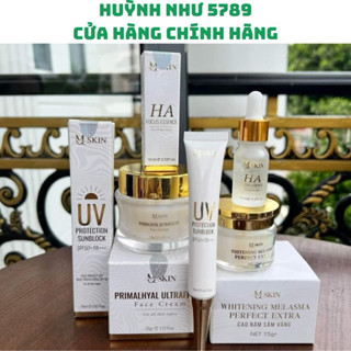   CHÍNH HÃNG MQ Skin Sâm Vàng 4 món Kem face 20g Cao nám 20g Serum 10ml Chống nắng 10ml 