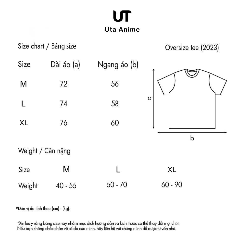 Áo Đôi  Local Brand Uta Anime / Stitck Blue,Pink