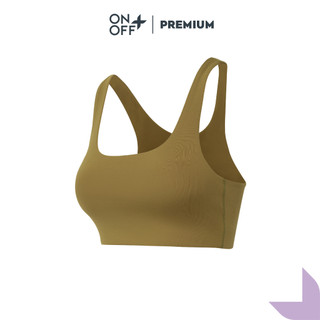 Áo Bra thể thao tập gym hỗ trợ tập yoga, tập gym siêu đàn hồi hút ẩm nhanh cổ chữ U ONOFF 16UD23A208