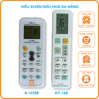 Điều khiển điều hoà đa năng 1000 in 1, dùng cho tất cả điều hoà trên thị trường (Loại xịn)