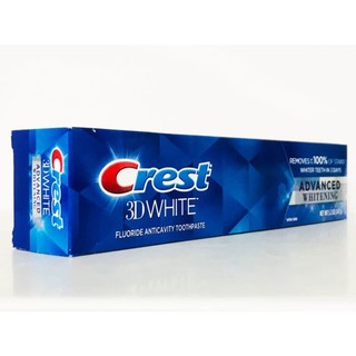 [Mẫu mới] Kem đánh răng Crest 3D White Advanced Triple Whitening Mỹ