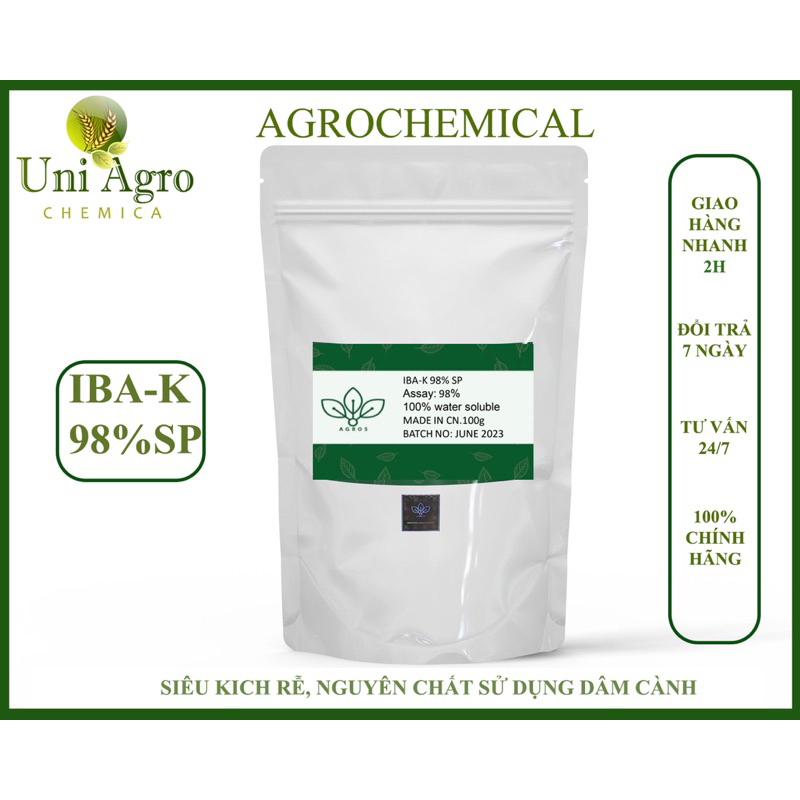 Siêu kích rễ Auxin 4-Indole 3-Butyric Acid Potassium (IBA-K99%) 100g