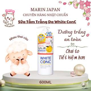 Sữa tắm dưỡng trắng da white conc body vitamin c 600ml