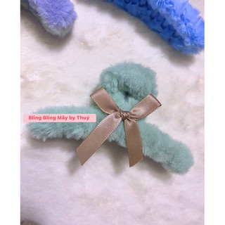 (HCM) 🍓🍓 KẸP LÔNG ĐÍNH NƠ 2 BÊN SIZE 11CM 🍓🍓