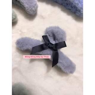 (HCM) 🍓🍓 KẸP LÔNG ĐÍNH NƠ 2 BÊN SIZE 11CM 🍓🍓