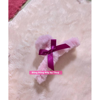 (HCM) 🍓🍓 KẸP LÔNG ĐÍNH NƠ 2 BÊN SIZE 11CM 🍓🍓