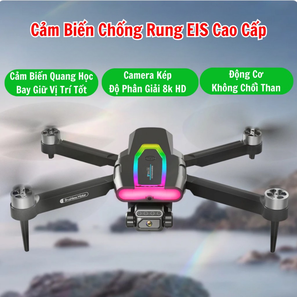 Flycam F199 Pro Max Cảm Biến Chống Va Chạm, Plycam mini Camera Chống Rung 2 Trục, Động Cơ Không Chổi Than | BigBuy360 - bigbuy360.vn