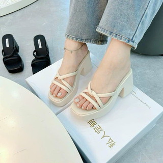 Dép xuồng đế nhẹ cao 7 phân