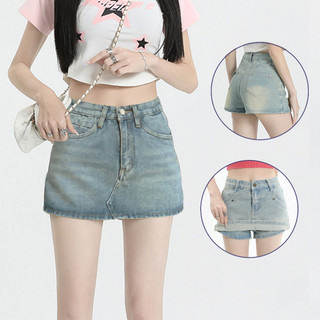  Quần Đùi Short Jean Giả Váy. Chân Váy Jean Ngắn Chữ A Madela Trong Bộ SP: Váy Bò Ngắn Chân Váy Bò Ngắn Váy Jean Ngắn 