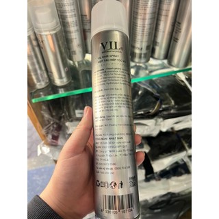 GÔM XỊT TÓC MỀM VIL 400ML