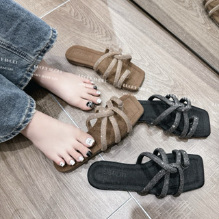  Dép kẹp đá sáng lên chân xinh mẫu mới X0020  