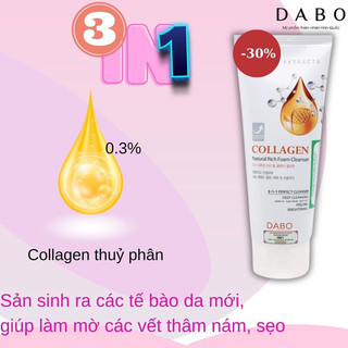 Sữa rửa mặt collagen dabo +mặt nạ cao cấp Dabo