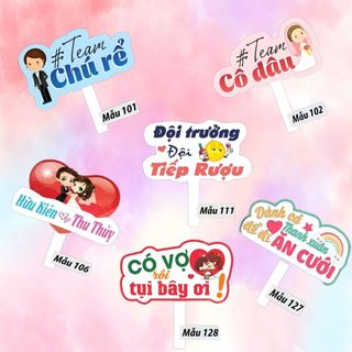HASHTAG cầm tay chụp ảnh Đám cưới, Happy Wedding [ĐC3]