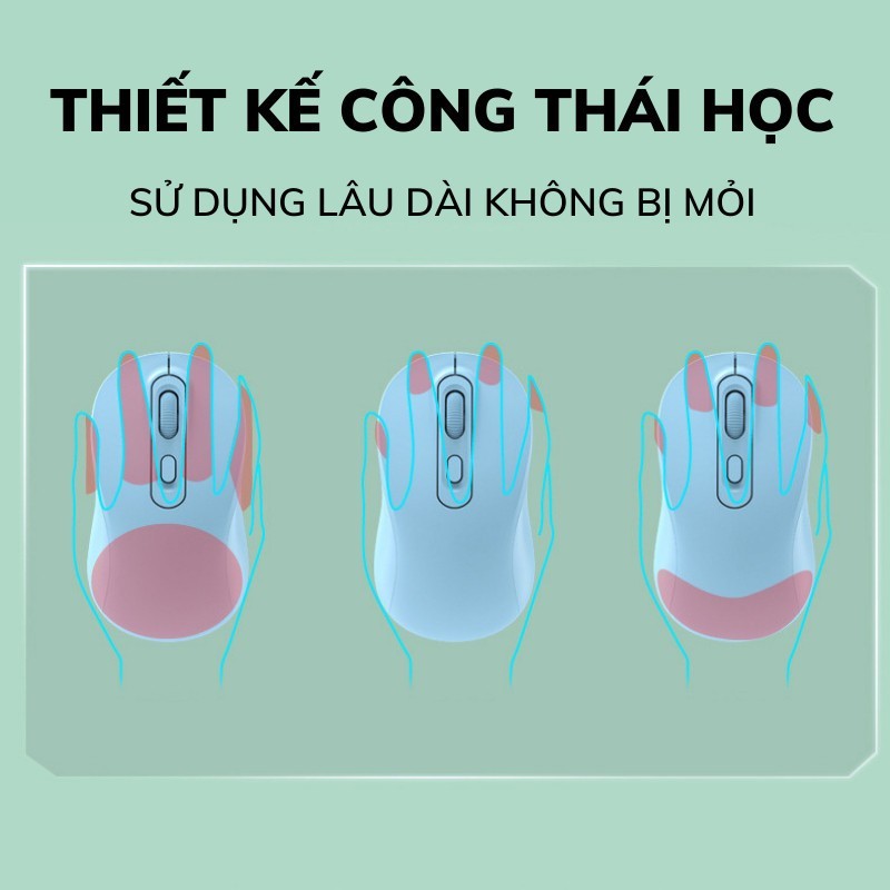 Chuột Không Dây TZ28 Kết Nối Bluetooth Và USB 2.4Ghz, Nhỏ Gọn Thuận Cả 2 Tay, Phù Hợp PC Laptop | BigBuy360 - bigbuy360.vn