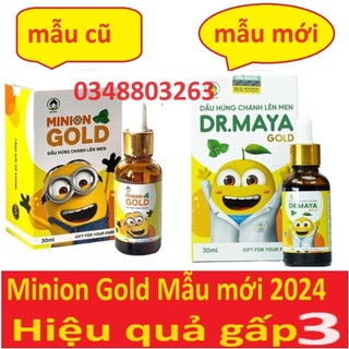 Minion gold dầu húng chanh lên men 30ml