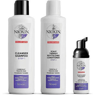 Bộ dầu gội Nioxin TrialKit chống rụng tóc System 6 150ml/150ml/40ml ( New )
