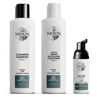 Bộ dầu gội Nioxin TrialKit chống rụng tóc System 2 150mlx2/40ml ( Natural Hair)