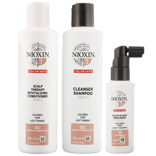 Bộ dầu gội Nioxin TrialKit chống rụng tóc System 3 150mlx2/50ml ( Colored Hair)