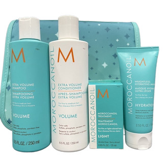 Set dầu gội xả dưỡng tăng phồng Moroccanoil Volume Mini Kit