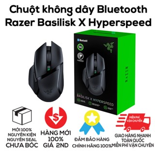 Chuột không dây Razer Basilisk X Hyperspeed - Chính hãng bảo hành 12 tháng