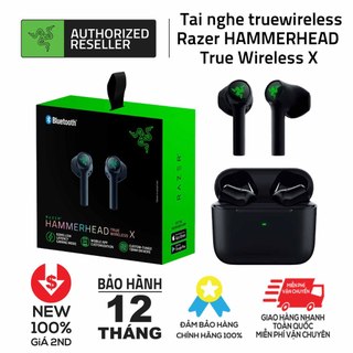 Tai nghe true wireless Razer Hammerhead Truewireless X - Hàng chính hãng bảo hành 12 tháng