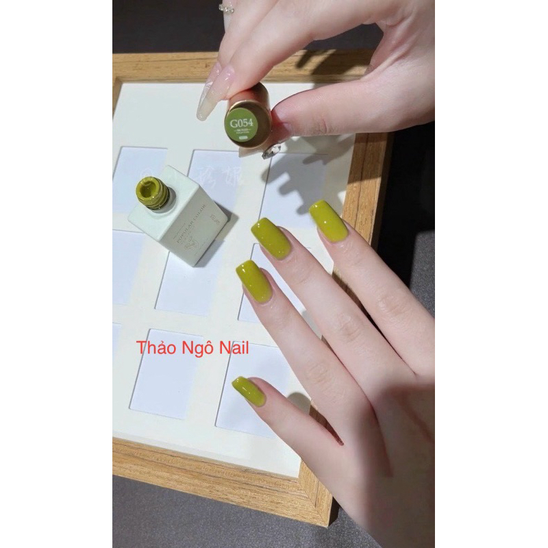 (hàng mới về ) Sơn gel hơ máy XEIJAYI (G54) màu xanh bơ dành cho nail