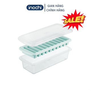 Khay làm đá tròn, vuông inochi cao cấp chính hãng chống bụi, bẩn, chống ám mùi thức ăn, đảm bảo đá luôn sạch và an toàn