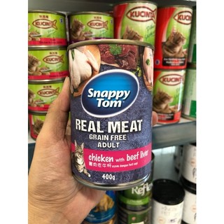Pate cho mèo Snappy Tom lon 400g