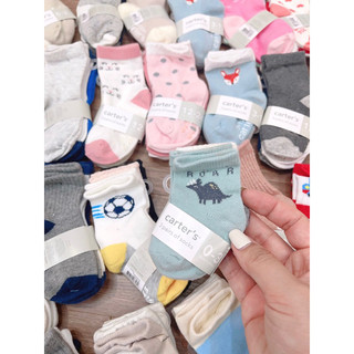 Set 3 Đôi Tất Carter Cho Bé (Size 0-24M) - Mềm Mại, Thoải Mái, Chất Liệu Cao Cấp