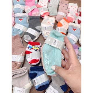 Set 3 Đôi Tất Carter Cho Bé (Size 0-24M) - Mềm Mại, Thoải Mái, Chất Liệu Cao Cấp