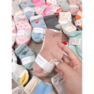 Set 3 Đôi Tất Carter Cho Bé (Size 0-24M) - Mềm Mại, Thoải Mái, Chất Liệu Cao Cấp