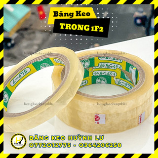 Cuồn băng keo trong bản nhỏ 1,2cm 2,4cm