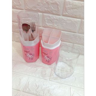 🌸HŨ CẮM ĐŨA DAO KITTY ĐẾ XOAY SANRIO