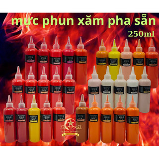 Mực phun xăm môi . pha sẵn giá sỉ chai 250ml