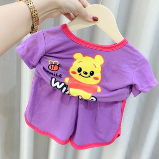 bộ bé gái chất đũi size 8-18kg