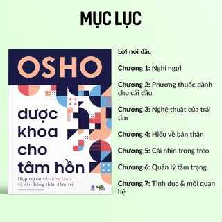Sách - Dược Khoa Cho Tâm Hồn (Tác giả OSHO)