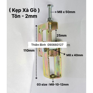 Kẹp Xà Gồ Chữ P M10 ( Ty Ren M10 )