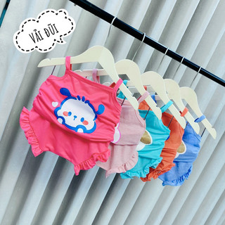 Set 2 dây cho bé gái chất đũi size 8-18kg