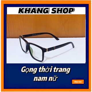 Gọng cận nam nữ thời trang form vuông , tròng chống tia nắng xanh, kiểu dáng thời trang , thích hợp mọi khuôn mặt