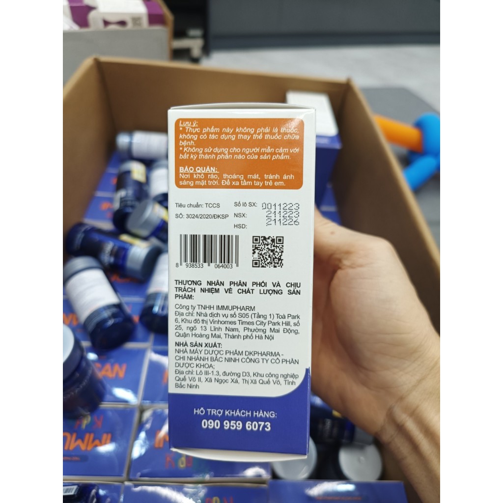 Immucan kids tăng cường đề kháng, cải thiện hệ tiêu hóa