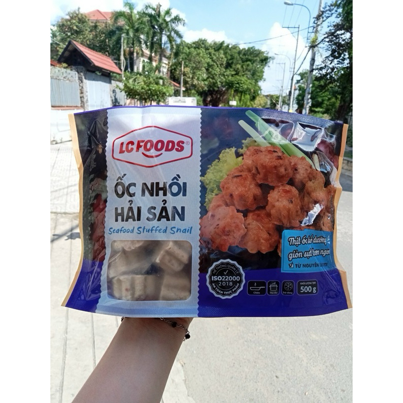 Ốc Nhồi Hải Sản LC Hương Vị Thơm Ngon Dai Mềm Hấp Dẫn Đảm Bảo Vệ Sinh An Toàn Thực Phẩm Gói 500g