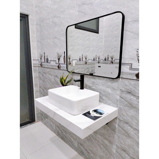 Bàn đá đặt lavabo chống trầy xước