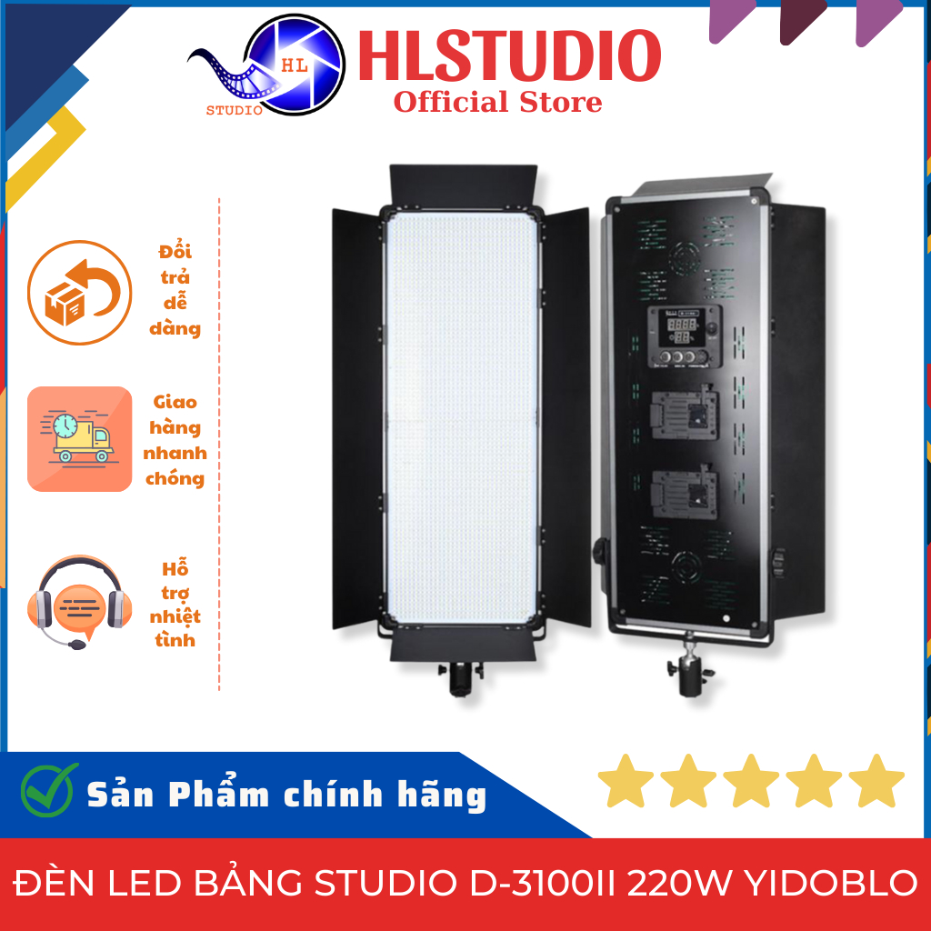 Đèn Led Bảng Studio D-3100II 220w Yidoblo - Sáng Tạo Không Giới Hạn HL Studio