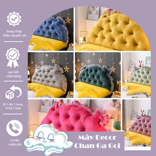 Gối Tựa Kê Đầu Giường Khuy Phong Cách Hoàng Gia Sẵn Hàng Size 1m8 (ảnh chụp thật kèm video sản phẩm) được chọn mẫu