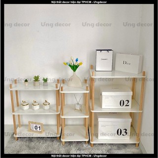 Kệ sách, trang trí, decor - nail - spa theo phong cách hàn quốc  từ 1 tầng - 5 tầng chính hãng Ưng decor