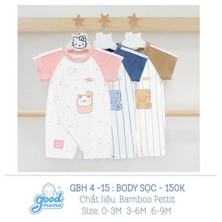 Body cộc goodmama cho bé từ 0 đến 9 tháng